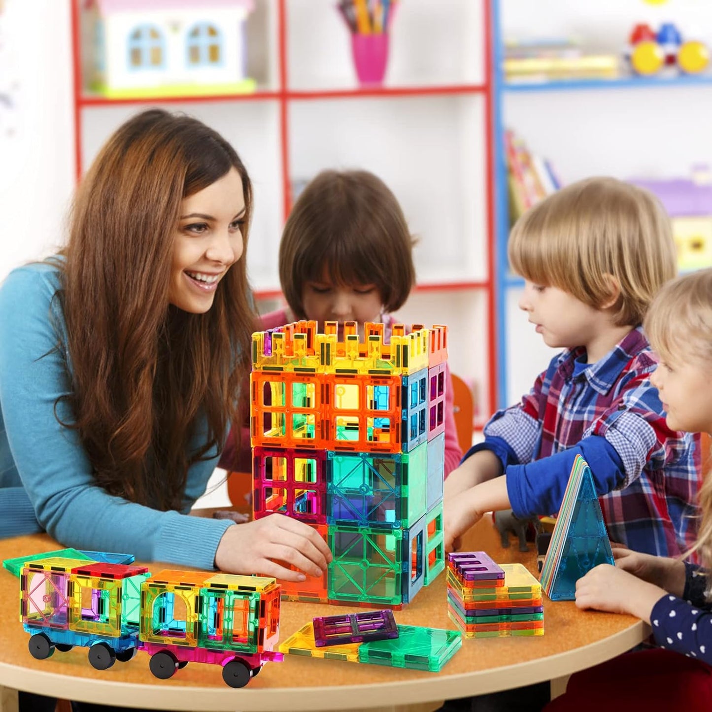 ✨ Little Builders  ✨  Magnetic Building Tiles