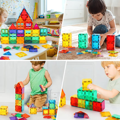 ✨ Little Builders  ✨  Magnetic Building Tiles