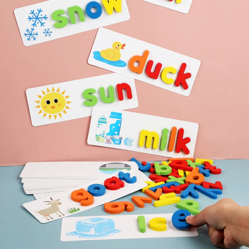 Wooden Spelling Game