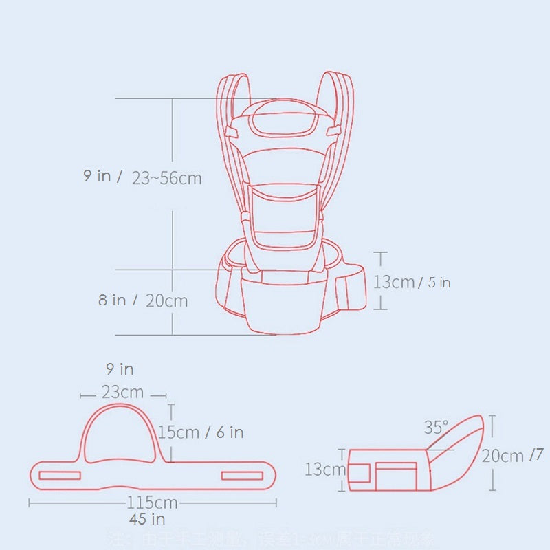 Multi Function Ergonomic Baby Carrier